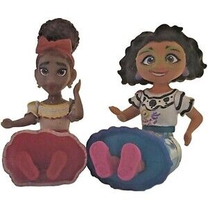 Disney ENCANTO Movie  MIRABEL MADRIGAL & Dolores Modrigal Appx 3" Figures